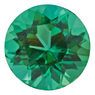 Genuine Blue Green Tourmaline Gemstone in Round Cut, 2.28 carats, 8.42 x 8.31 mm Displays Vivid Blue-Green Color