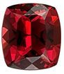Gorgeous Gem Red Rhodolite Garnet Gemstone 5.2 carats, Cushion Cut, 10.5 x 9.3 mm, with AfricaGems Certificate