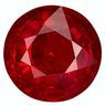 Gorgeous Gem Ruby Gemstone 2.06 carats, Round Cut, 7.6 x 4.39 mm, with AfricaGems Certificate
