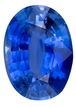 Great Color Blue Sapphire Gemstone 0.95 carats, Oval Cut, 7 x 5.1 mm, with AfricaGems Certificate