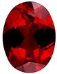 Imitation Red Garnet Oval Cut Stones