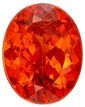 In Fashion Orange Spessaratite Garnet Gemstone, 5.93 carats, Oval Cut, 11.9 x 9.4 mm Size, AfricaGems Certified