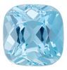 Low Price Aquamarine Gemstone 0.94 carats, Cushion Cut, 6 mm, with AfricaGems Certificate