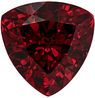 Low Price on  Rhodolite Gem in Trillion Cut, 10.6 mm in Gorgeous Rich Raspberry Red, 5.79 carats