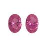 Low Price Pink Sapphire Well Matched Gem Pair in Oval Cut, 1.64 carats, 7 x 5 mm Displays Vivid Pink Color