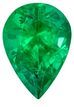 Must See Green Emerald Loose Gemstone, 0.63 carats in Pear Cut, 7.1 x 5.1mm, Great Pendant Gem
