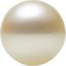 Natural White Akoya Pearls in Undrilled AA Grade