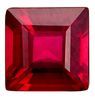 Perfect Pendant Gem Ruby Gemstone 1.26 carats, Square Cut, 6.36 x 3.79 mm, with GRS Certificate