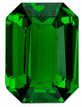 Popular Green Vivid Green Garnet Gemstone, 1.1 carats, Emerald Cut, 7.1 x 5.2 mm Size, AfricaGems Certified
