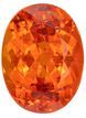 Popular Orange Spessaratite Garnet Gemstone, 5.11 carats, Oval Cut, 11.1 x 8.3 mm Size, AfricaGems Certified