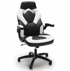 High Back Leather & Mesh Fabric Gaming Chair
