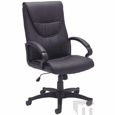Premier Black Leather Executive/Conference Office Chair 