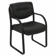 SteelWorks Leather Reception Room Chair