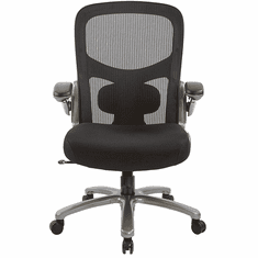 400 Lbs. Capacity Memory Foam Mesh Office Chair w/Flip Up Arms