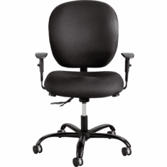 500 Lbs. Capacity 24/7 Rated Task Chair in Fabric or Vinyl