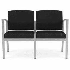 Amherst Steel Custom 2-Seat Loveseat - Upgrade Fabric or Healthcare Vinyl