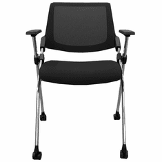 Mesh Back Nesting Chair w/ Flip Seat