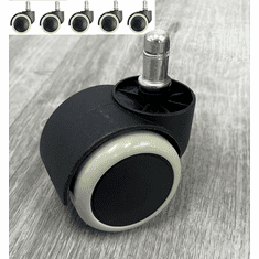 Upgrade Set of 5 Soft Casters for Hard Floors