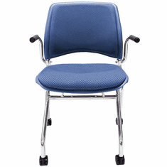 Up To 300-Pound Capacity Padded Folding Chairs With Armrests