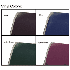 Optional Padded Vinyl Seat/Back Cushion Sets