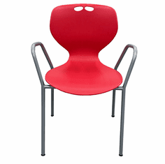 300 Lbs. Capacity Classroom Stack Chair with Arms