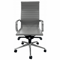 Contemporary Classic High Back Leather Office Chair