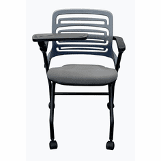 Flip Seat Training Room Chair with Right Side Tablet Arm