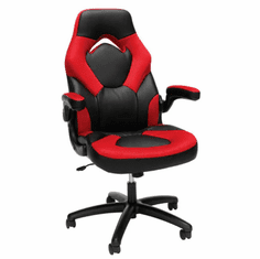 High Back Leather & Mesh Fabric Gaming Chair