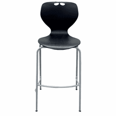 Stackable Cafe Stool with 30-Inch High Seat