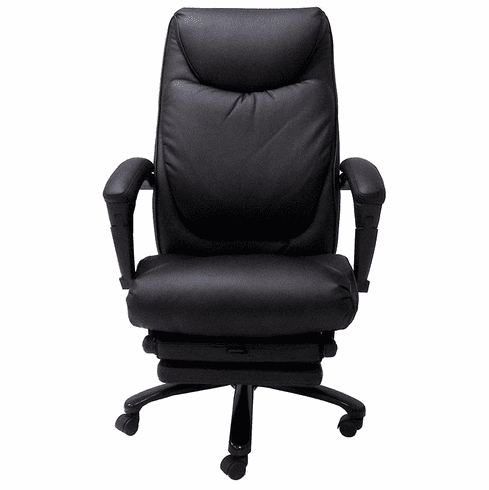 massage executive office chair with footrest