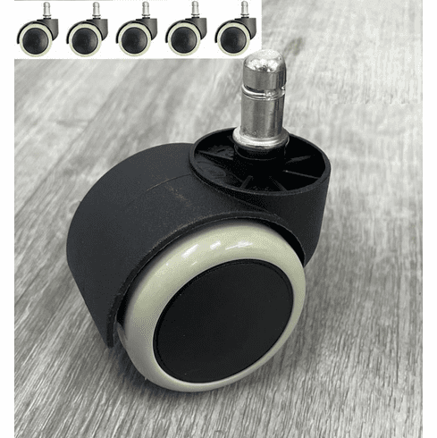 Optional Set of 5 Soft Casters for Hard Floors