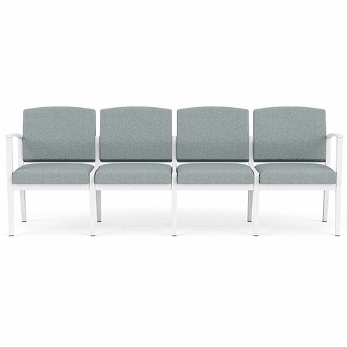 Amherst Steel Custom 4-Seater - Upgrade Fabric or Healthcare Vinyl