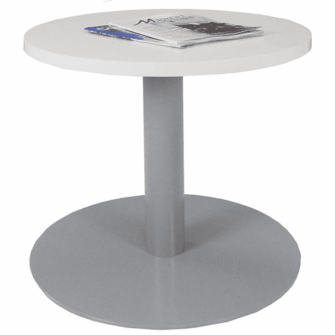 24 Round Metal Disc Base Waiting Room Table