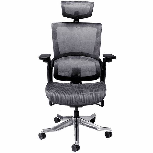  300 Lbs. Capacity Premium Elastic Mesh Office Chair w/Headrest