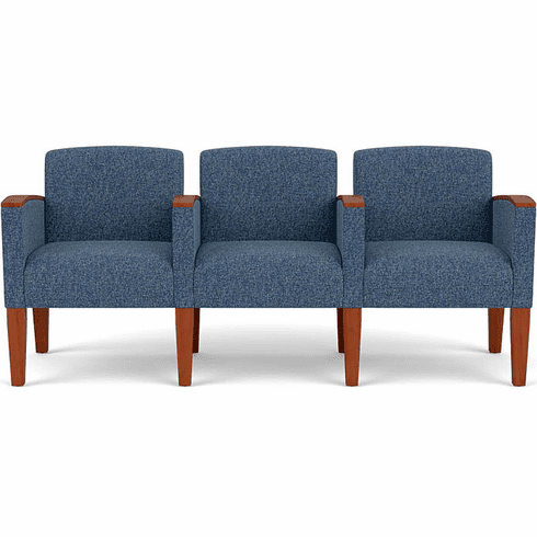 Belmont Heavy-Duty Custom Upholstered 3-Seater - Standard Fabric/Vinyl