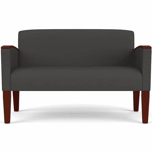 Belmont Heavy-Duty Custom Upholstered Loveseat - Upgrade Fabric/Healthcare Vinyl