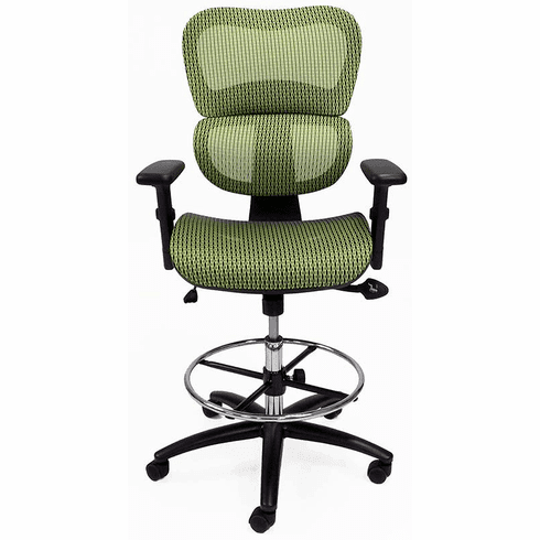  HumanFlex Elastic All Mesh Ergonomic Office Stool - 23-31 Seat Ht.