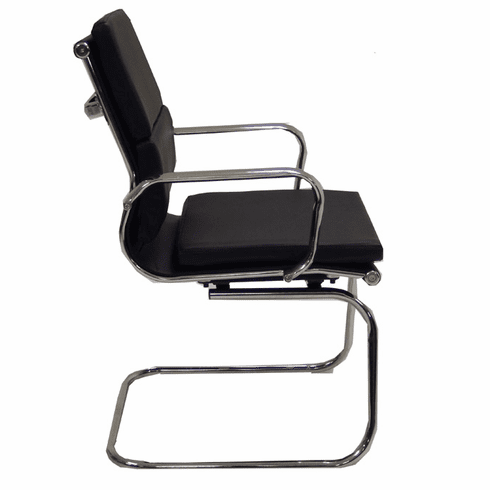 Leather Soft Pad Guest Office Chair
