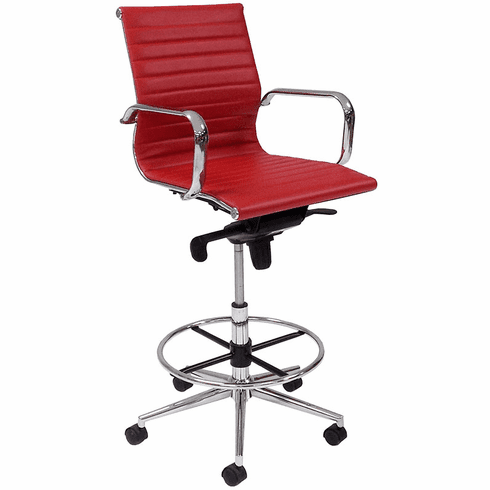 Modern Classic Office Stool w/23-32 Seat Height