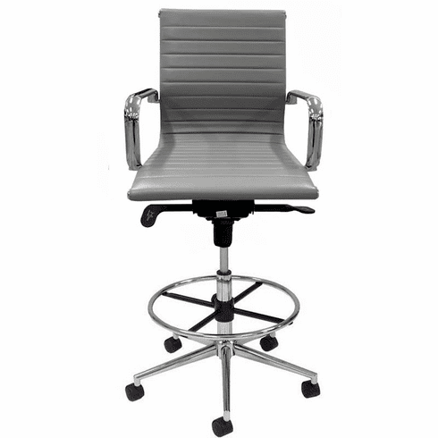 Modern Classic Office Stool w/26-34 Seat Height