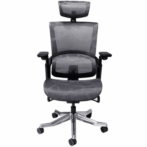 300 Lbs. Capacity Premium Elastic Mesh Office Chair w/Headrest