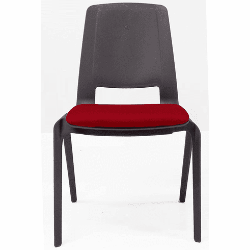 300 Lbs. Capacity Heavy Duty FlexBack Ganging Stack Chair w/Padded Seat