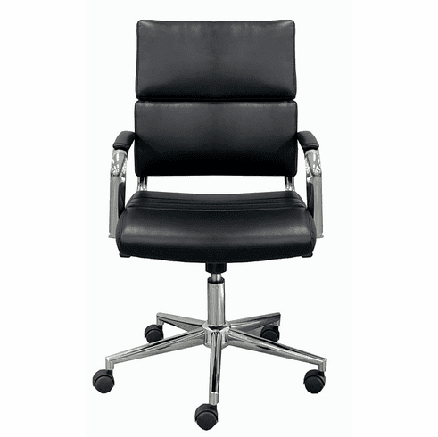 Contemporary Leather Mid Back Office Chair