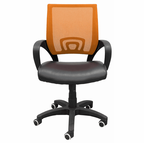 Leather & Mesh Color Burst Office Chairs