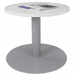 24" Round Metal Disc Base Waiting Room Table