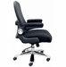 500 Lbs. Capacity Big & Tall Black Mesh Back Office Chair w/Flip Up Arms