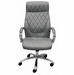 Diamond Stitched High Back Swivel Office Chair in Ash Gray