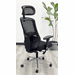 Elastic Mesh Desk Chair with Molded Foam Seat and Headrest