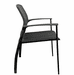 Fully Assembled Black Mesh Back Stackable Guest Chair with 300-Pound Rating
