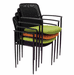 Mesh Stackable Guest Office Chair w/Color Burst
